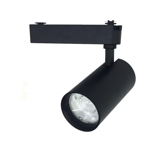 Adjustable Track Light Fixture: LED Spot Track Light in Black with COB Technology (18w/27w/36w)