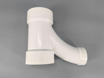 3X3X2 inch COMBINATION WYE & 1/8 BEND REDUCING