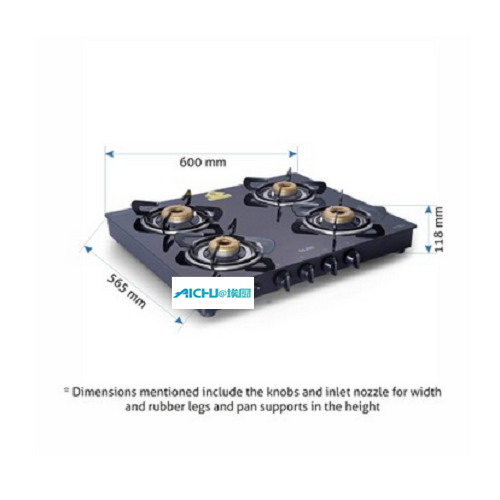 Glen Black Auto Ignition Cooktop