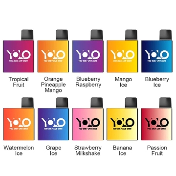 YOLO Pra-mengisi 550mAh 800 Puffs Disposable Vape