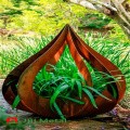 Boîte de plantation en métal et pot de fleurs en acier Corten