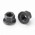 Black Zinc Flange Hex Lock Nuts