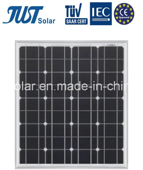 Solar Power 50W Mono Solar Panels with High Quality
