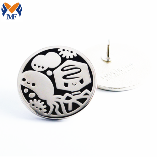 Promotional Gift Metal Custom Table Tennis Pin Badge