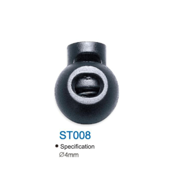SBS plastic cord lock for clothing ST008