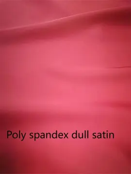 Woven Polyester Spandex Dull Satin Fake Acetate Fabric