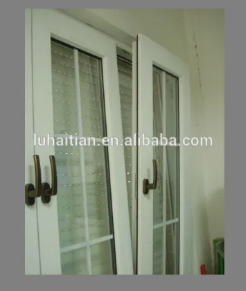 Soundproof window grill design upvc tilt and turn window