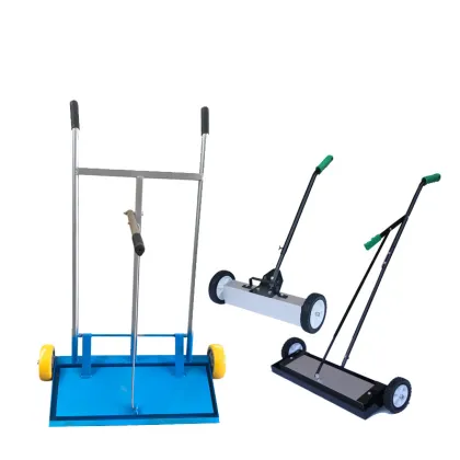 2024 Hand-Push Iron Auction Car Iron Remover Magnetic Sweeper