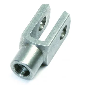 Air Cylinder Accessories: Clevis Rod End Female Thread Y Connector M12X24 for Gas Springs and DIN 71752 Joints