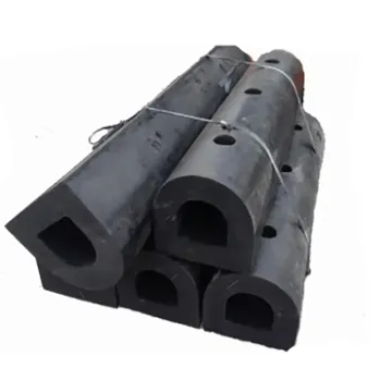 Marine Rubber Fender D Type for Wharf and Dock Bumper Seal Strip