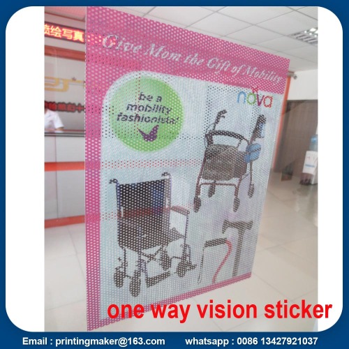 Self Adhesive Mesh One Way Vision Window Sticker