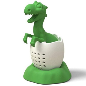 Simpolgola infusore di tè in silicone di dinosauro