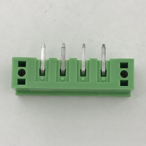 90 degree right angle PCB male terminal block