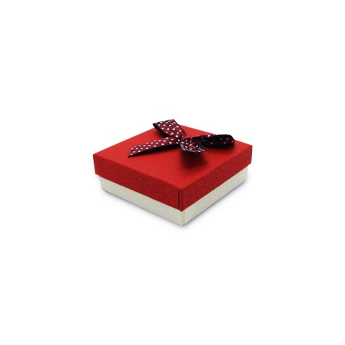 Exquisite paper gift box with ribbon