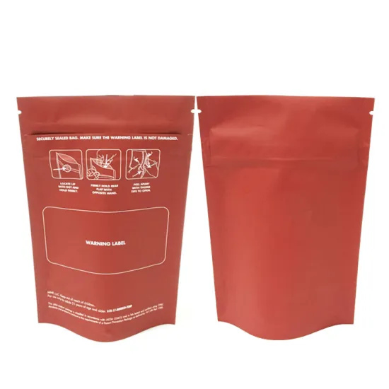 Resealable Custom Smell-Proof Child-Proof Mylar Bags