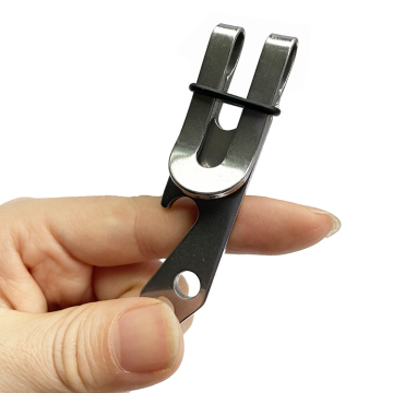 EDC Stainless Steel Wallet Key Chain with Money Clip and Bottle Opener
