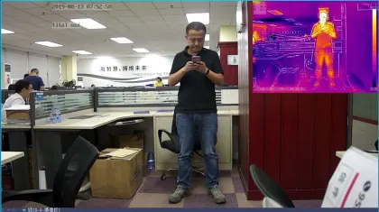 CCTV 2.0MP Infrared Thermal Imaging Camera