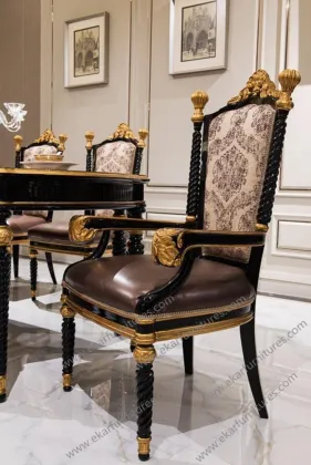 Foshan long royal large imported dining table