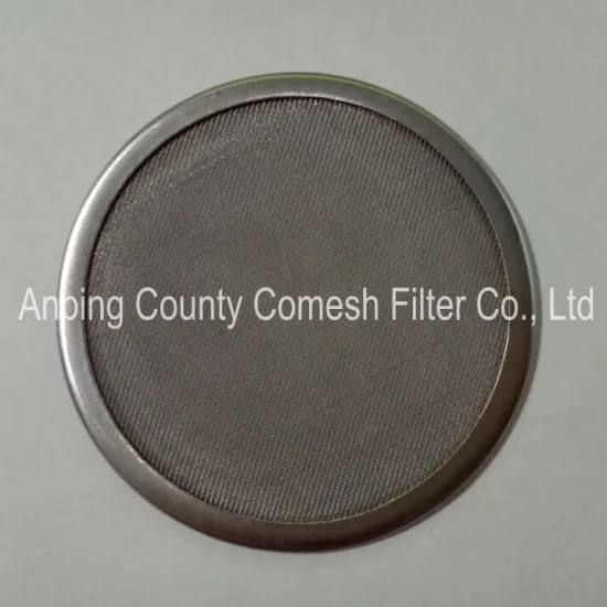 Bound Stainless Steel Wire Mesh Filter Disc