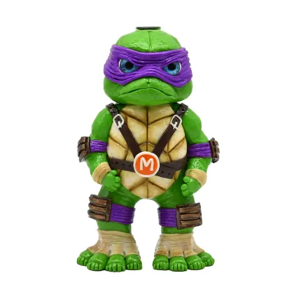 Colored Polymer Clay Glass Pipe,3D Cute Teenage Mutant Ninja Turtles Bong,Borosilicate Glass Bong,Glass Hookah,Glass Water Pipe