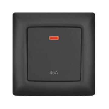 BF Series 1 Gang 45A Switch With Neon