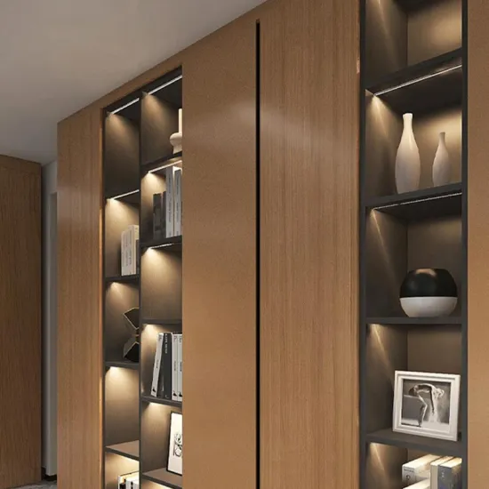 Customized Grooved Stair Nosing Edge LED Aluminum Profiles with Strip Lights