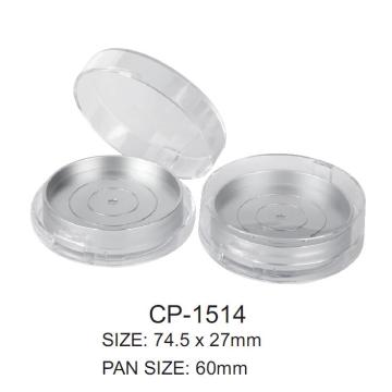 Cosmetic Round Empty Plastic Powder Case