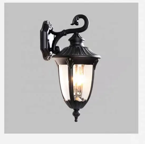 Vintage Waterproof Black Garden Light - IP65 Outdoor Wall Lamp