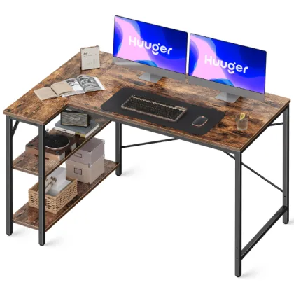 SAMKAI DNZ-11 Metal Black Computer Desk