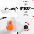 Llavero Negro Durable Golf Shot Counter Score