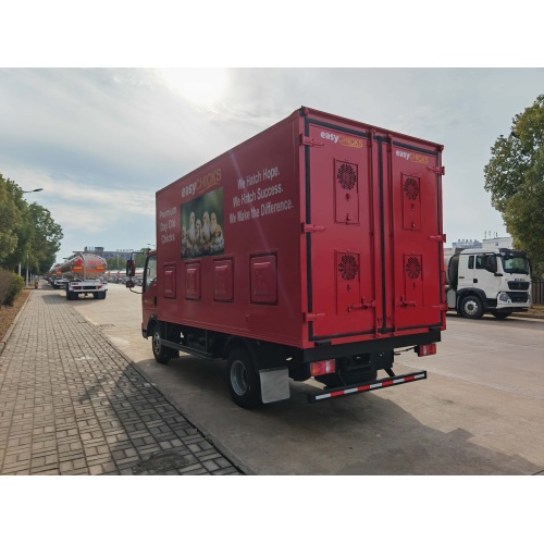 HOWO 4x2 Light Duty Van Transport Veicle