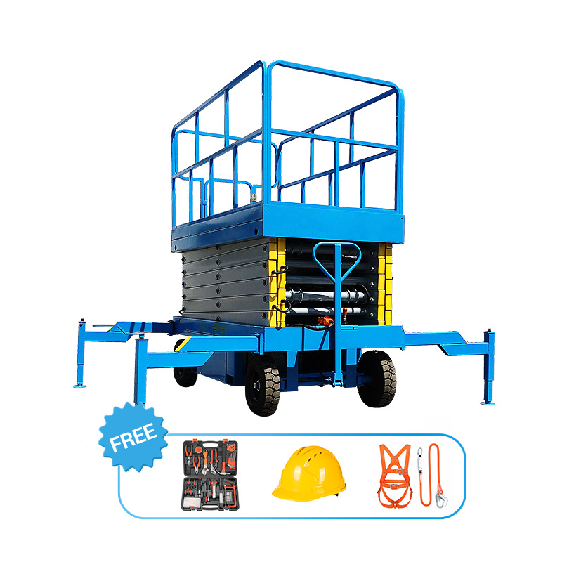 Small Mobile One Man Scissor Lifts: 4m to 14m Hydraulic and Electric for Sale