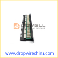 19 inch Cat 5e FTP patch panel, terlindungi sepenuhnya