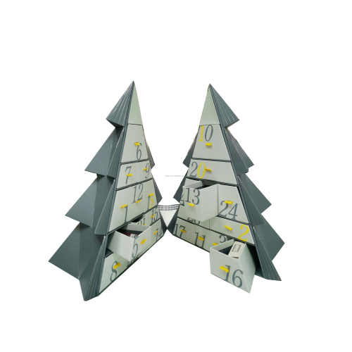 Christmas tree Chocolate gift box with 24pcs drawers