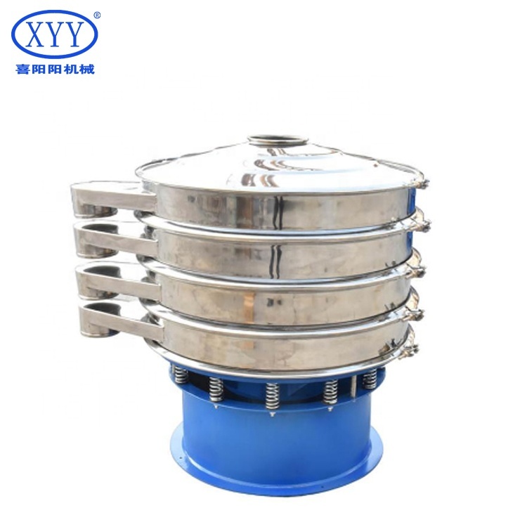 SUS304 Food-Grade Stainless Steel Flour Vibrating Screen Rotating Motor PLC Core New Manufacturing Plants Machinery Repair Shops