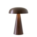 Dimming touch reachargeable metal base table lamp