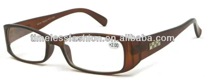 Custom transparent glasses frame reading glasses