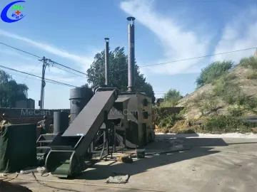 Medical waste industrial incinerator equipment
