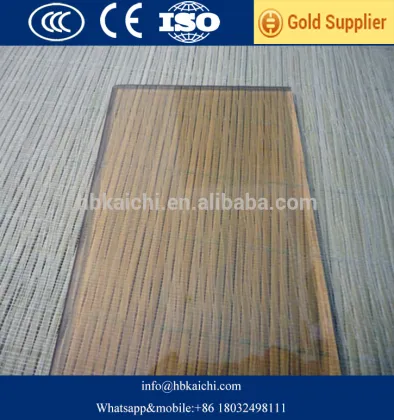 heat resisting ceramic glass for fireplace