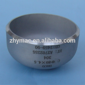 pipe fittting for stainless steel pipe cap
