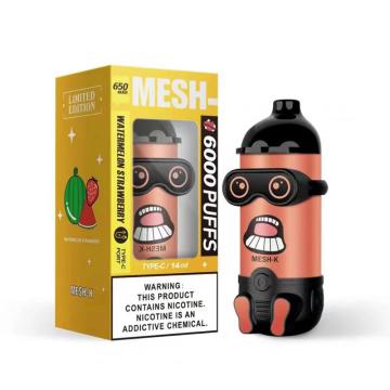 Mesh-X Puff 6000 Perisa Terbaik Mesh-K