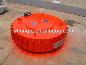 Suspension conveyor belt electromagnetic separator