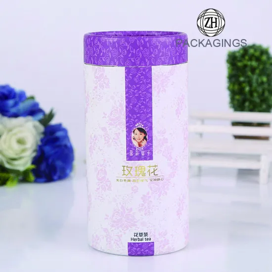 Custom Design Cylinder Box/T-shirt Round Paper Tube