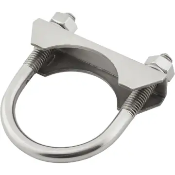 Hot Sale Stainless Steel Saddle U-Bolt Muffler/Exhaust Clamp for 2.50 Inch Exhaust Piping