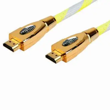 HDMI Cable with 24K Gold-plated Connector, Supports Multiple Channels Digital Audio Systems