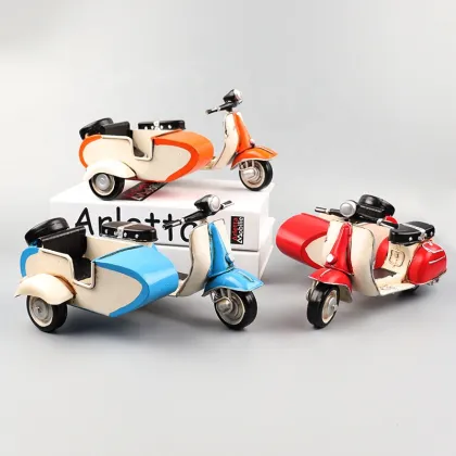 VESPA Three-Wheeled Motorcycle Iron Sheet Handicraft Collection