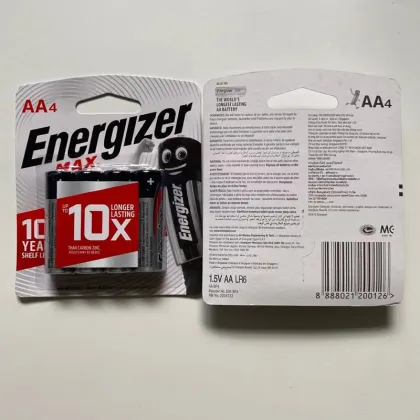 Energizer AA 1.5V LR6 Alkaline Batteries
