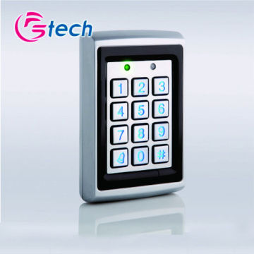 Single door access controller with back light