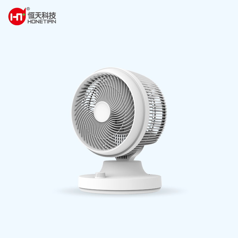 HONETIAN spiral grill auto oscillation left and right 3 speeds 8 inches AC circulator table custom colors indoor plastics fan