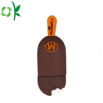 Chocolate Ice-cream U Disk Cover Silicone USB Cover